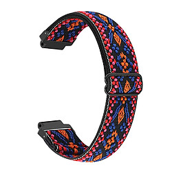 Bracelet en nylon élastique réglable orange pour votre Garmin Forerunner 735xt/220/230/235/620/630