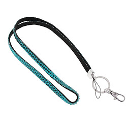 Avis Lanière ID Badge Card Holder Strap Sparkling Phone Neck Straps Blue