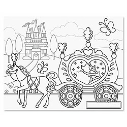 Melissa & Doug - 14263 - Loisir Créatif - Jumbo Colouring Pad - Princess & Fairy