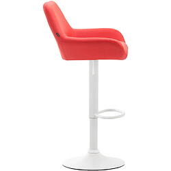 Avis Non Tabouret de bar Braga simili cuir blanc