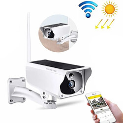 Tech Discount Caméra surveillance extérieur wifi sans fil solaire connectée panneau solaire télécommande étanche HD carte TF infrarouge à distance