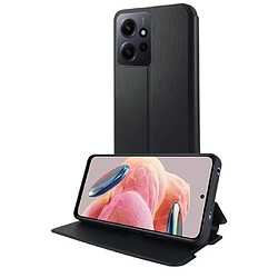 My Way Myway Étui Folio pour Xiaomi Redmi Note 12 4G Fonction Stand Noir