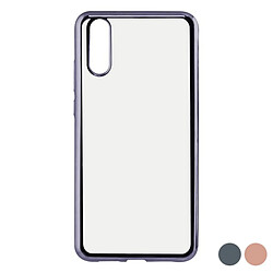 Totalcadeau Coque de protection compatible Huawei P20 Flex Metal TPU Flexible Couleur - Or Rose pas cher