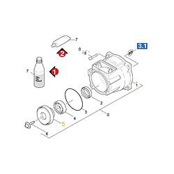 KÄRCHER DISQUE MUTATION POUR MOTEUR 2.5 KW