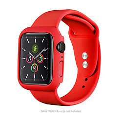 Enkay Coque en TPU caoutchoutée rouge pour votre Apple Watch Series 7 45mm