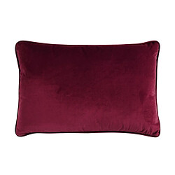 Thedecofactory VELOURS - Coussin en velours rouge bourgogne 60x40