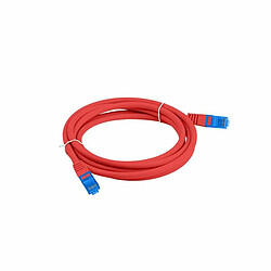 Câble Réseau Rigide UTP 6ème Catégorie Lanberg PCF6A-10CC-0050-R Rouge 50 cm