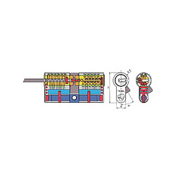 Avis Cylindre Radialis A2P 32,5 x 32,5 mm pour serrure série 5000 Trilock - ASSA ABLOY VACHETTE