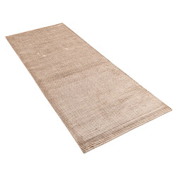 Vidal Tapis de couloir en laine 203x79 brun Darya