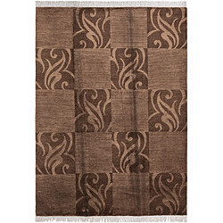 Vidal Tapis de laine 244x173 brun Darya