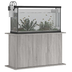 Avis vidaXL Support pour aquarium sonoma gris 101x41x58cm bois d'ingénierie