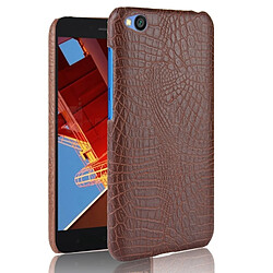 Wewoo Xiaomi Redmi Go - Coque Brown Crocodile