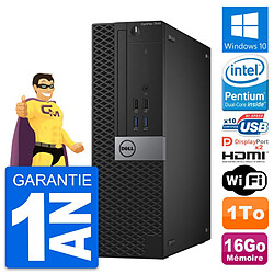 PC Dell OptiPlex 7040 SFF Intel G4400 RAM 16Go Disque 1To HDMI Windows 10 Wifi - Occasion