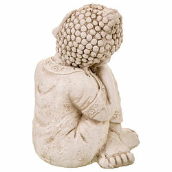 Figurine Décorative Alexandra House Living Gris Polyrésine Buda 25 x 34 x 25 cm pas cher