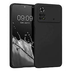 Coque de protection en silicone noire pour Xiaomi Poco X4 PRO 5G taille 6,67" -Visiodirect-