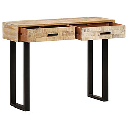 Acheter vidaXL Table console 100x30x75 cm Bois de manguier massif