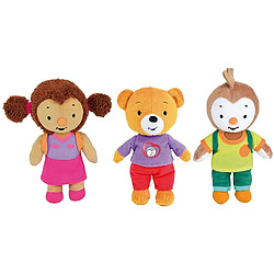 Jemini Lot DE 3 Peluches Pilou et Le Doudou DE T'CHOUPI de 19 cm