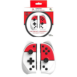 Under Control Manette SWITCH iiCon Rouge et Blanc Type Pokeball avec dragonnes V2 - iiCon Pokeball V2