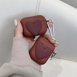 GUPBOO Airpods Coque Housse Étui Protecteur Compatible pour AirPods Pro-ins vin rouge amour modèles féminins