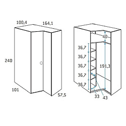 Inside 75 FORMAS - 240 cm