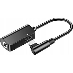 Avis GUPBOO Adaptateur USB USBC Jack 3.5mm + USBC Noir,JL1547