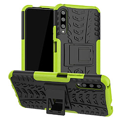 Wewoo Coque Renforcée Pour Huawei Honor 9X Pro Texture de pneu TPU + PC Antichoc avec support vert