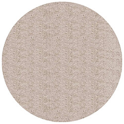 vidaXL Tapis shaggy PAMPLONA poils longs moderne beige Ø 80 cm