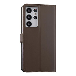 Etui pour Samsung Galaxy S21 Ultra - Marron