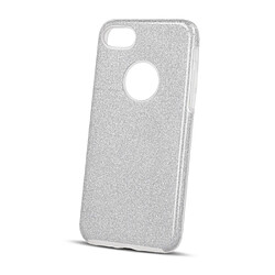 Coque en TPU 3 en 1 pailletée pour iPhone 7/8/SE 2020/SE 2022 argent