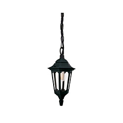 Elstead Lighting Suspension extérieur Parish Verre transparent,fonte d'aluminium Noir