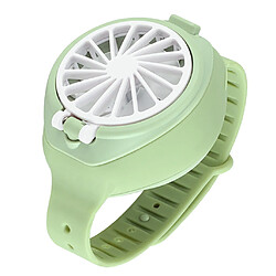 Mini Ventilateur Portable Montre USB Enfants Ventilateur Personnel Pour Le Refroidissement De L'air Vert