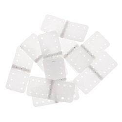 10 Pcs En Plastique Goupillé Charnières Pour RC Avion Hobby Modèle Avion Pièces De Rechange S