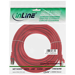 Câble patch, S-FTP, Cat.5e, rouge, 15m, InLine®