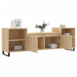 Acheter Maison Chic Meuble TV scandinave - Banc TV pour salon Chêne sonoma 160x35x55 cm Bois d'ingénierie -MN74748