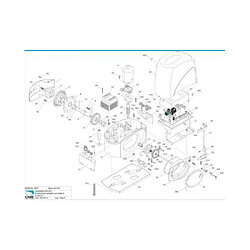 capot - pour carte électronique de motorisation came bx-243 - came ribx038