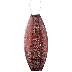 Lumiz Lanterne solaire Long Oval 20 cm Paisley - Cuivre.