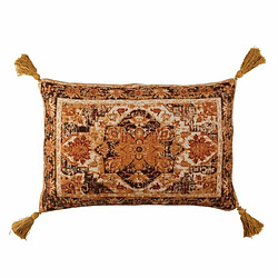 Paris Prix Coussin Déco Vintage 40x60cm Orange Rouille