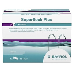 Cartouche de floculant pour filtre à sable 1kg - superflock plus - BAYROL