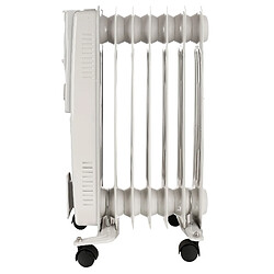 Avis Radiateur à Huile 7 Éléments, 3 Niveaux de Puissance, Régulateur de Température, 2000, Blanc, emerio, HO-124421