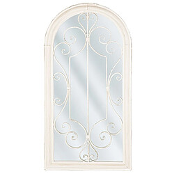 Beliani Miroir CAMPEL 97 cm Crème