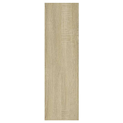 Acheter vidaXL Étagère murale Chêne sonoma 75x16x55 cm Bois d'ingénierie