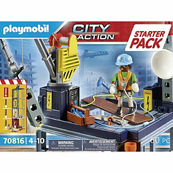 Avis Playmobil® 70816 Playmobil Starter Pack Plateforme de construction