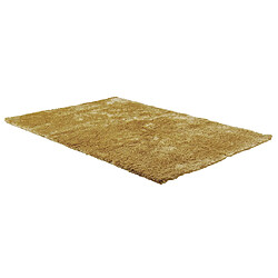 Vente-Unique Tapis shaggy à poils longs - Doré - 200 x 290 cm - GLITTER