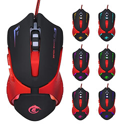 Wewoo HXSJ A903 Souris optique de jeu optique câblée à 6 clés, 3 200 ppp (noir)