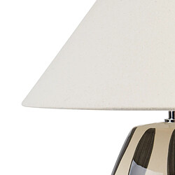 Beliani Lampe à poser en céramique beige et noir LUCHETTI pas cher