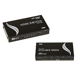 Kalea-Informatique SWITCH HDMI 1.4B 5 ENTREES VERS 1 SORTIE - BOITIER METAL - AVEC TELECOMMANDE Boitier Métal