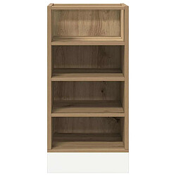 Avis vidaXL Armoire de plancher chêne artisanal 40x44,5x81,5 cm