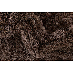 Hadorn Tapis shaggy 185x125 marron foncé Thun Scutum pas cher