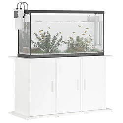 Avis vidaXL Support pour aquarium blanc 101x41x58 cm bois d'ingénierie