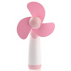 Tinksky Ventilateurs à Piles Mini Ventilateur Portable Ventilateurs Portatifs à Lames en Mousse Souple (Rose)